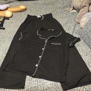 Women's Black Pajama Set
